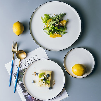 Ceramic Minimalist Dining Plates