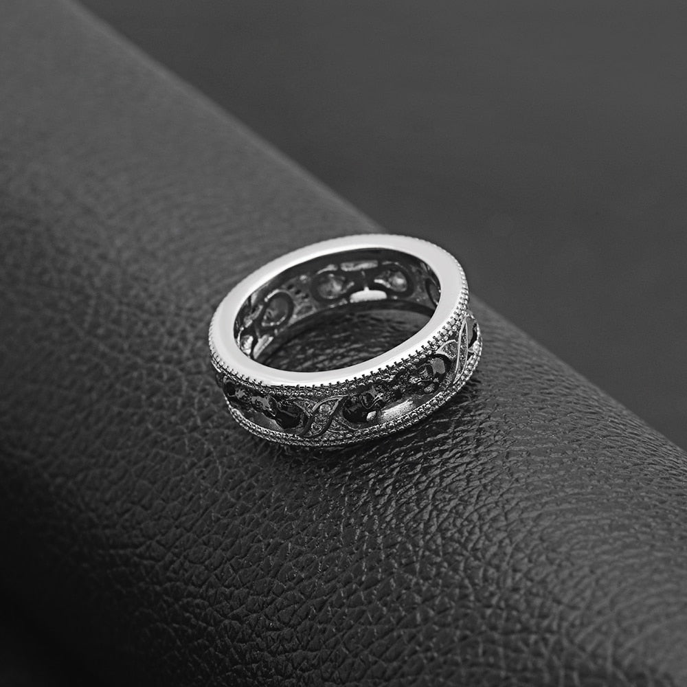 Unique Black Skull Ring