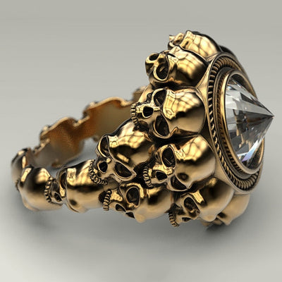 The Anēka Skull Ring