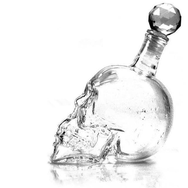Glass Skull Decanter